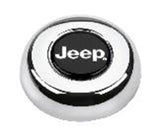 Mopar Licensed Horn Button; Chrome; Jeep; Classic/Challenger Wheels;