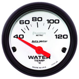 GAUGE; WATER TEMP; 2 1/16in.; 40-120deg.C; ELECTRIC; PHANTOM