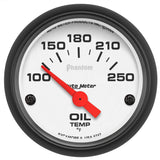 GAUGE; OIL TEMP; 2 1/16in.; 100-250deg.F; ELECTRIC; PHANTOM