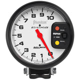 GAUGE; TACHOMETER; 5in.; 10K RPM; PEDESTAL W/PEAK RPM MEMORY; PHANTOM