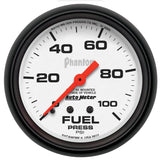 GAUGE; FUEL PRESSURE; 2 5/8in.; 100PSI; MECHANICAL; PHANTOM