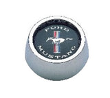 Ford Licensed Horn Button; Cast; Mustang®; Classic/Challenger Wheels;