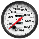 GAUGE; SPEEDOMETER; 5in.; 160MPH; MECHANICAL; PHANTOM