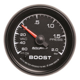 GAUGE; VAC/BOOST; 2 1/16in.; 60CMHG-2.0BAR; MECHANICAL; ES