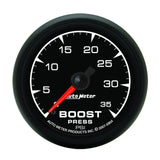 GAUGE; BOOST; 2 1/16in.; 35PSI; MECHANICAL; ES