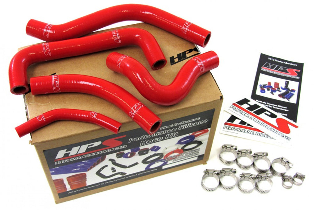 HPS Red Reinforced Silicone Radiator Hose Kit Coolant for Suzuki 04-05 RMZ450