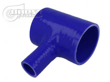 Load image into Gallery viewer, BOOST Products Silicone T-piece Adapter 2-3/8&quot; ID / 1&quot; Branch ID / Blue