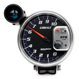 GAUGE; TACHOMETER; 5in.; 10K RPM; PEDESTAL W/EXT. SHIFT-LITE; COBALT