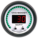 GAUGE; VAC/BOOST; 2 1/16in.; TWO CHANNEL; SELECTABLE; PHANTOM ELITE DIGITAL