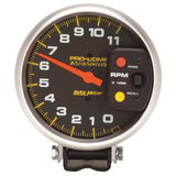 GAUGE; TACHOMETER; 5in.; 11K RPM; PEDESTAL W/PEAK MEMORY; PRO-COMP