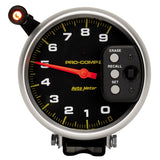 5in. TACHOMETER; 0-9000 RPM; PEDESTAL W/QUICK LITE/PEAK MEMORY; PRO-COMP