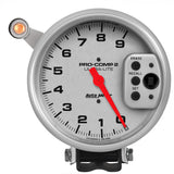 5in. TACHOMETER; 0-9000 RPM; PEDESTAL W/QUICK LITE; W/PEAK MEMORY; ULTRA-LITE