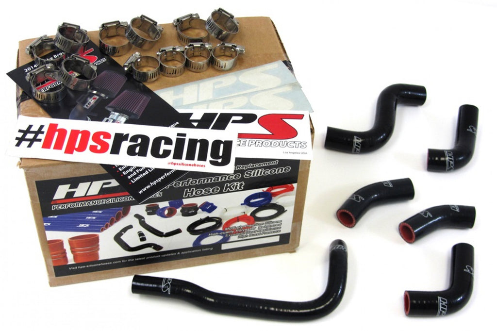 HPS Black Reinforced Silicone Radiator Hose Kit for KTM 2003 450 525 EXC
