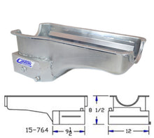 Load image into Gallery viewer, Canton 15-764BLK Oil Pan Big Block Ford Front T Sump Road Race Pan