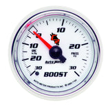 GAUGE; VAC/BOOST; 2 1/16in.; 30INHG-30PSI; MECHANICAL; C2