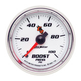 GAUGE; BOOST; 2 1/16in.; 100PSI; MECHANICAL; C2