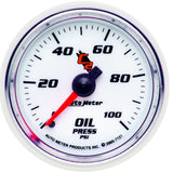 GAUGE; OIL PRESSURE; 2 1/16in.; 100PSI; MECHANICAL; C2