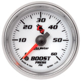 GAUGE; BOOST; 2 1/16in.; 60PSI; DIGITAL STEPPER MOTOR; C2