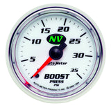 GAUGE; BOOST; 2 1/16in.; 35PSI; MECHANICAL; NV