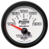 GAUGE; TRANSMISSION TEMP; 2 1/16in.; 100-250deg.F; ELECTRIC; PHANTOM II