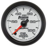 GAUGE; OIL PRESSURE; 2 1/16in.; 100PSI; DIGITAL STEPPER MOTOR; PHANTOM II