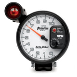 GAUGE; TACHOMETER; 5in.; 10K RPM; PEDESTAL W/EXT. SHIFT-LITE; PHANTOM II