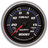 GAUGE; VAC/BOOST; 2 5/8in.; 30INHG-20PSI; MECHANICAL; COBALT