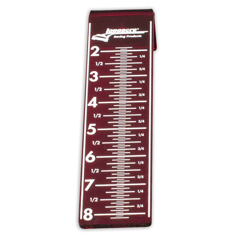 Longacre Laser Chassis Height Checker Target Only - 2" - 8"