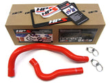 HPS Red Reinforced Silicone Radiator Hose Kit Coolant for Honda 93-97 Del Sol DOHC VTEC B16