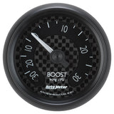 GAUGE; VAC/BOOST; 2 1/16in.; 30INHG-30PSI; MECHANICAL; GT