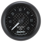 GAUGE; BOOST; 2 1/16in.; 60PSI; MECHANICAL; GT