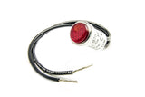 LED Dash Indicator Light; 0.5 in.; Red;