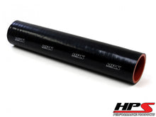 Load image into Gallery viewer, HPS 1.75&quot; ID , 1 Foot Long High Temp 4-ply Reinforced Silicone Coupler Tube Hose Black (45mm ID)