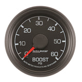 GAUGE; BOOST; 2 1/16in.; 60PSI; MECHANICAL; FORD FACTORY MATCH