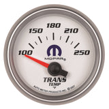 GAUGE; TRANSMISSION TEMP; 2 1/16in.; 100-250deg.F; ELECTRIC; WHITE; MOPAR