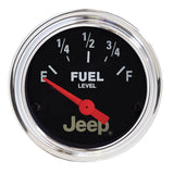 GAUGE; FUEL LEVEL; 2 1/16in.; 0OE TO 90OF; ELEC; JEEP