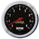 GAUGE; TACHOMETER; 3 3/8in.; 8K RPM; IN-DASH; JEEP