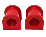 Sway Bar Bushing Set; Front; Red;