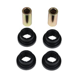 Track Arm Bushing Set; Black; Rear; Performance Polyurethane;