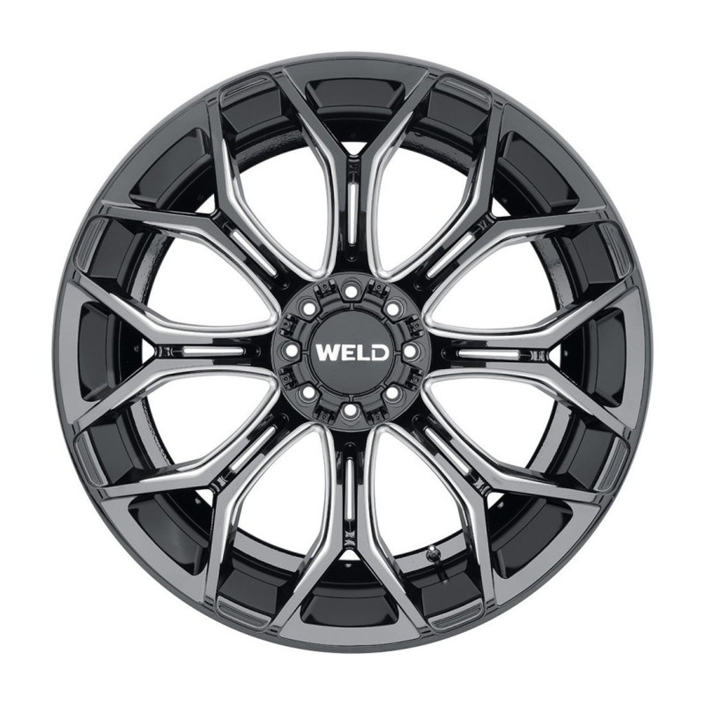 WELD Off-Road 22x12 Gradient 6x135 6x139.7 ET-44 BS4.75 Gloss BLK MIL 106.1 Wheel