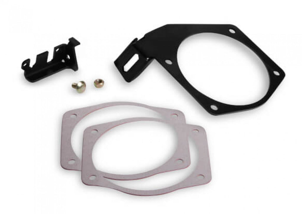 Holley EFI Cable Bracket for 105mm Throttle Bodies on Factory or FAST Brand car style intakes