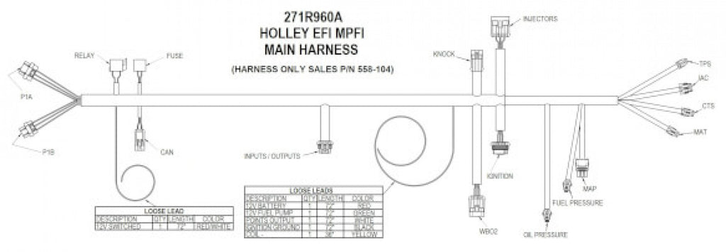 Holley EFI HP EFI Universal MPI Retrofit Kits