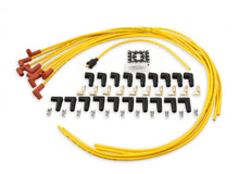 Load image into Gallery viewer, ACCEL Spark Plug Wire Set - 8mm - Yellow with Orange 90 Deg Boots