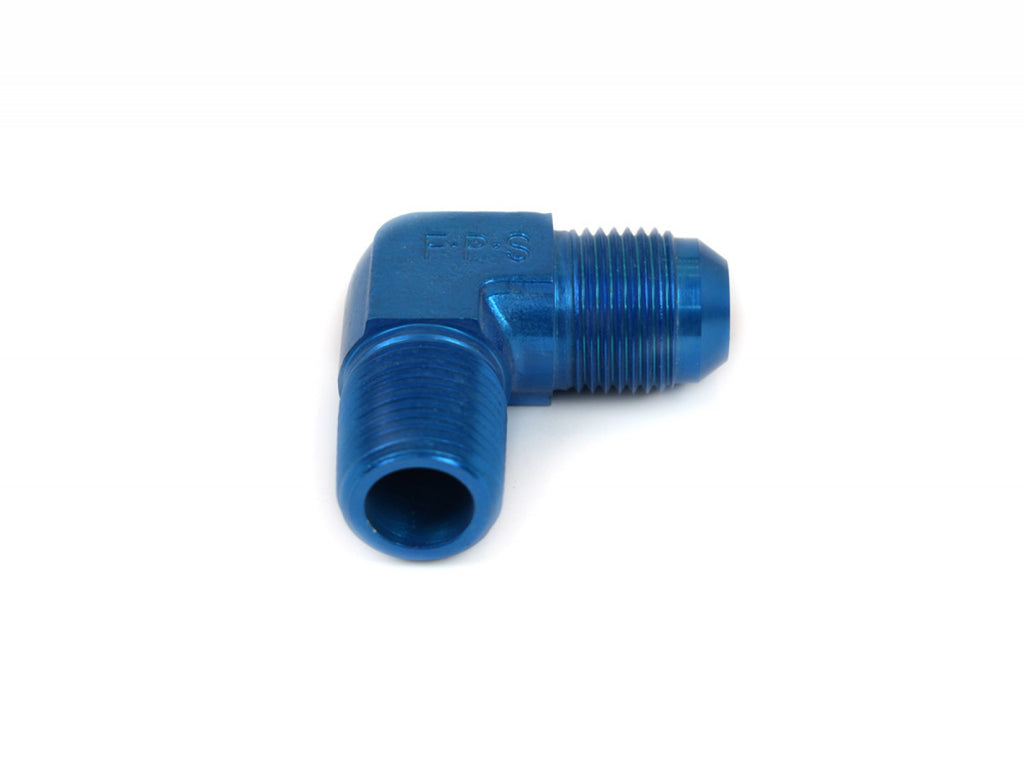 Canton 23-345A Adapter Fitting 1/2 Inch NPT To -10 AN 90 Degree Aluminum