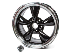 Load image into Gallery viewer, 17x8 Torq Thrust M Wheel Gloss Black Machined Lip