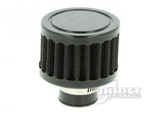 Load image into Gallery viewer, BOOST Products Crankcase Breather Filter with 19/32&quot; ID Connection, Black