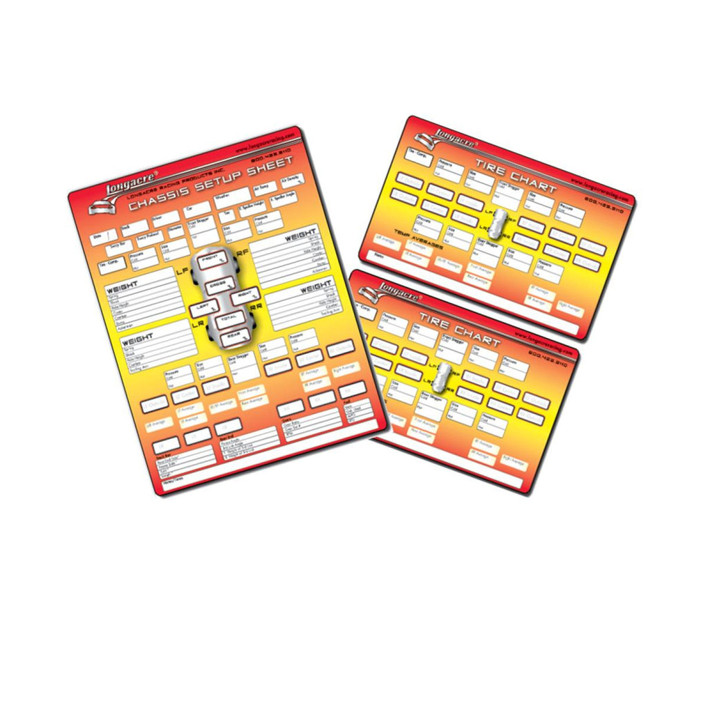 Longacre Chassis Set-up / Tire Chart