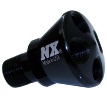 Load image into Gallery viewer, Nitrous Express 4 Port Micro Showerhead Dist Block (Black)