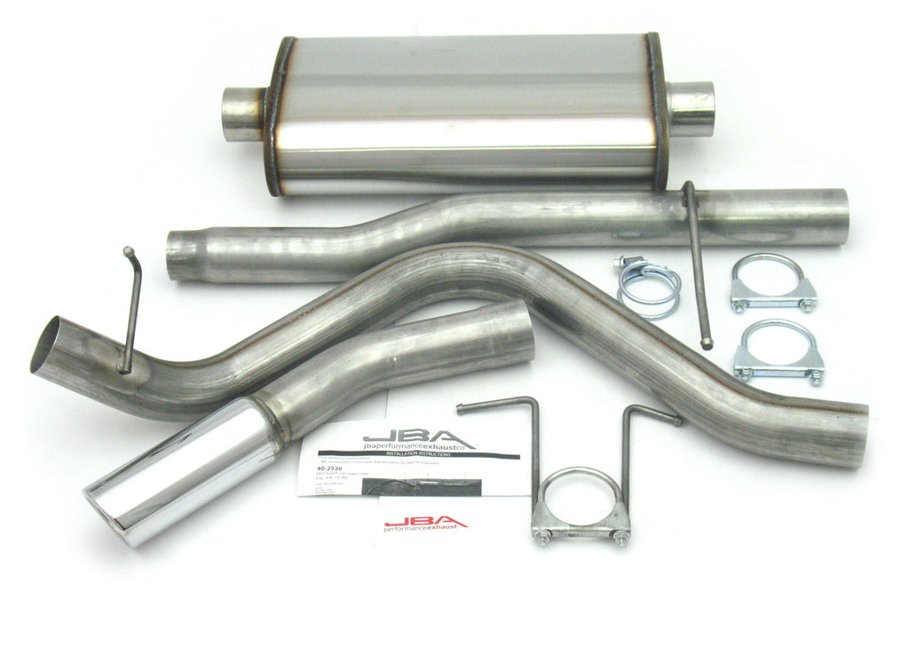 JBA Performance 01-03 Ford F-Series Super Crew Cat Back Exhaust 409SS