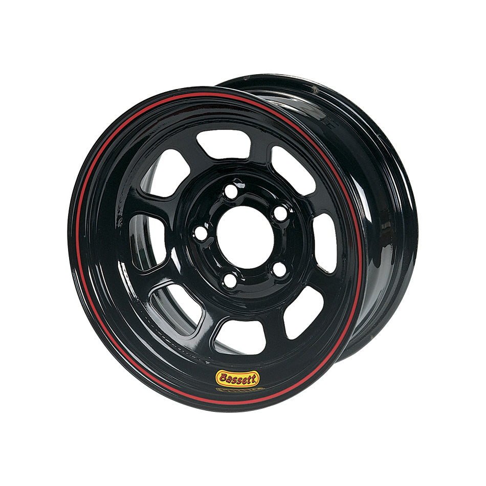 Wheel 14x7 D-Hole 5x 4.5in 3in BS Black